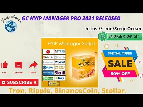 Gc Hyip Manager Pro 2021 Installation Nulled #GCHYIPManager#HYIPScript#GOLDCODERS#HYIP#HYIPMANAGER
