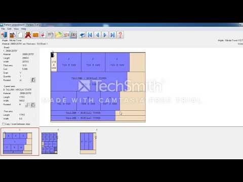 Работа в программе Cut Rite Modular V9.02