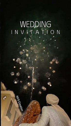 Wedding Invitation Video Template Free Download 2025 - Fireworks Wedding Invites