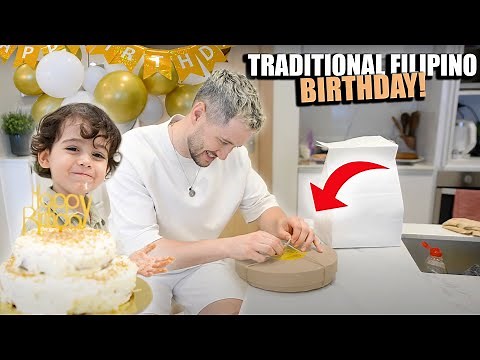My FIRST Filipino Birthday! (Traditional Celebration SURPRISE)
