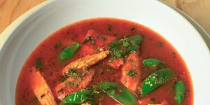 Spicy thai chicken soup