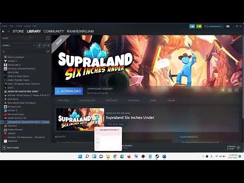 Fix Supraland Six Inches Under Not Launching, LowLevelFatalError, Crashing, Freezing & Stuttering PC