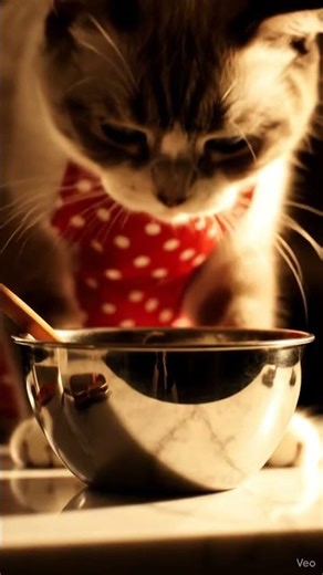 ASMR Cat Chef 🐱🍲 Cute Cat Cooking & Eating Food Relaxing Kitchen Sounds #ASMR #CatASMR #CatChef