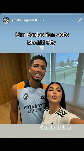 Kim Kardashian Visits Madrid City: Exploring Vinicius Jr's House