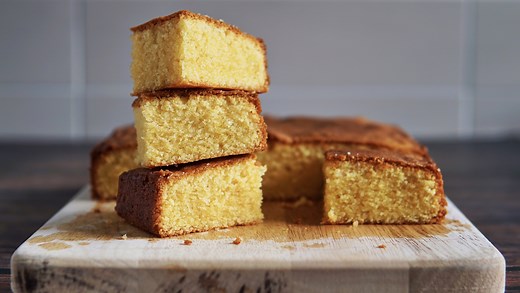Delicious Homemade Almond Sugee Cake Recipe - The Bakeanista