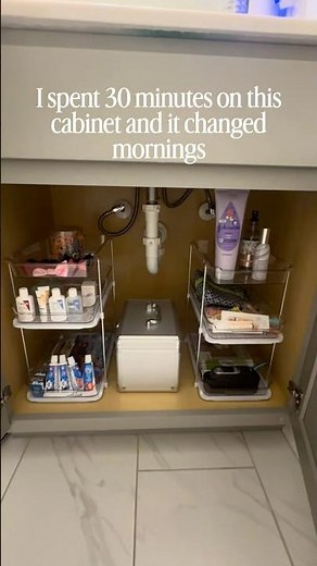 Bathroom Cabinet Declutter & Organization in 30 Minutes (Real Reset)