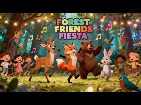 Forest Friends Fiesta | Fun Animal Friendship Song for Kids