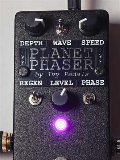 Planet Phaser by Ivy Pedals - Guitar Demo 2 Hello again friends! Yes, it is some more Planet Phaser action with clean electric guitar. These are DI demos, and feature a pedal from the latest batch of builds. Back on Reverb tomorrow! Planet Phaser is an OTA-based 4-stage analog phaser, featuring some familiar controls and some new ones as well. Level, Rate, and Regen are common phaser controls, but we also have a Depth/Frequency knob, a waveform selector (sine/triangle), and the Phase Switch. The