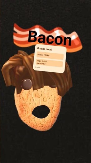 im a bacon! #bacon#roblox