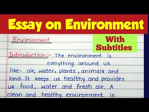 Environment essay|Essay on Environment in english#environmentessay
