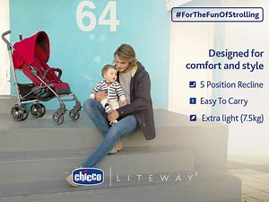 40K views · 16 reactions | Lighten up your little one’s daily strolls with trendy and easy to handle LiteWay stroller. #ForTheFunOfStrolling https://bit.ly/2MlDG0j | Chicco | Facebook