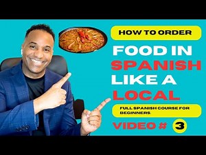 SPANISH CONVERSATION IN A RESTAURANT 🍕