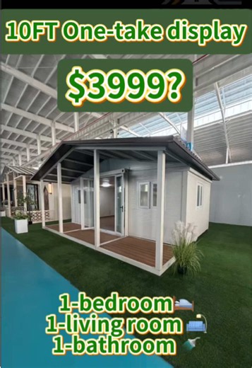 10FT Prefab House: The Perfect Tiny Living Solution