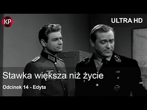 Stawka Większa Niż Życie (1968) | 4K | Odcinek 14 | Kultowy Polski Serial | Hans Kloss | Za Darmo