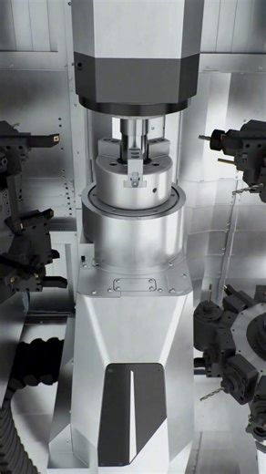 10K views · 93 reactions | The beauty of machining series, DMG multi-turret machine, amazing design https://www.silvercnc.com/ | Silver CNC Machinist | Facebook