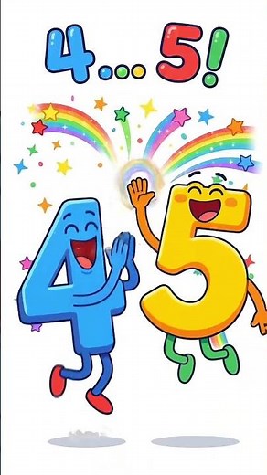Count 1 to 5 with Happy Numbers! 🎉 Fun Learning Song for Kids