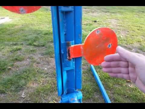 DIY Duelling tree steel target power factor adjustable