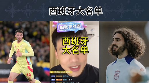 直播回复：西班牙大名单解读