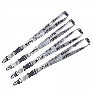 [Hot Item] 2.5cm Wide Nylon Lanyard Conference Card Name Tag Professional Printing Silk Screen Offset Thermal Transfer Lanyard