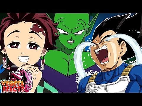 Vegeta Reacts Piccolo vs Tanjiro RAP BATTLE!
