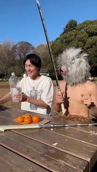 ISSEI funny video 😂😂😂 with Inosuke🔥@lovepe1 #shorts