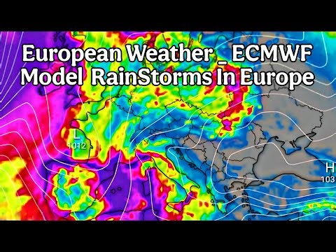 European Weather _ ECMWF Model Precipitation March _ 2026 RainStorms In Europe