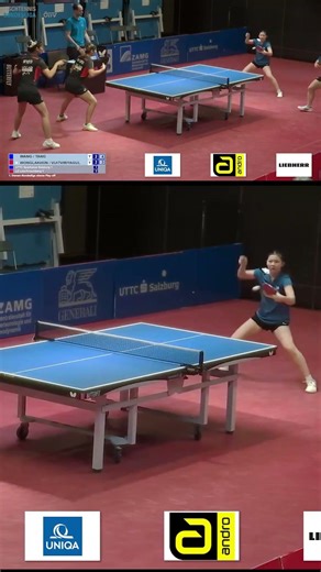 PURE DRAMA! 😱 Wang & Tang Save Set Point to Win Decider! | Salzburg vs. Linz #tabletennis #pingpong