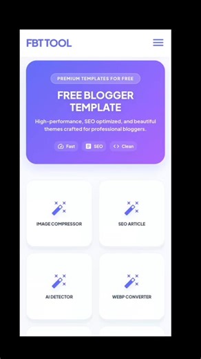 FBTROOL | FREE TOOL BLOGGER WEBSITE | FREE TO USE #bloger #template