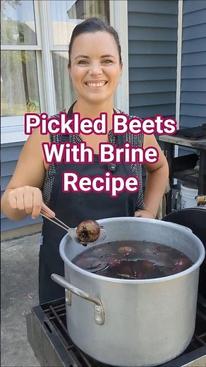 Easy Pickled Beets Recipe Step by Step Guide! #shorts #canning #cookingchannel #gardenchannel
