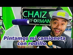 Como pintar un carro con rodillo / Pintura automotriz /Chaiz performance