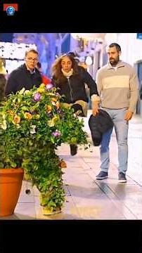 A man dressed as a bush startling passersby can elicit a wide variety of spontaneous reactions.