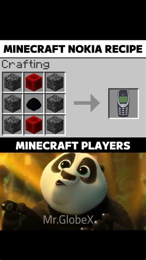 Minecraft Nokia Recipe 🤩