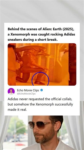 Alien Earth 2025 Xenomorph Caught Rocking Adidas Sneakers During a Break