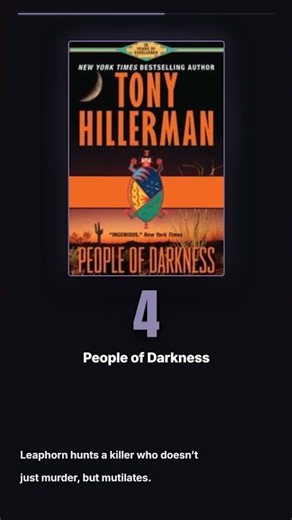 Tony Hillerman’s Leaphorn & Chee: Correct Reading Order