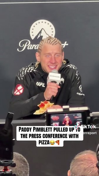 Pizza is a priority for Paddy 🍕 #ufc #paddypimblett #mma | Paddy Pimblett