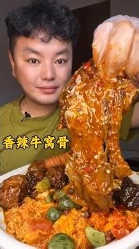 Eating meat greedily long food videos oh my it's so delicious rural life wood-fired meals