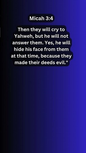 Jesus Saves | Micah 3:4 Daily Bible Verse