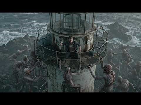 Cold Skin (2017) movie explained in Hindi. Sci-fi sea creatures horror film.