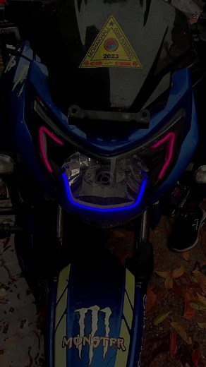 4v bike head light drl #theaccessoriesorstickerszone