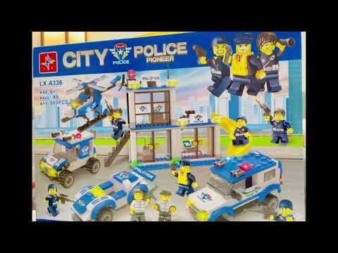 Police pioneer city police Lego box unboxing # lego# unboxing # ASMR EFFECT
