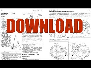 DOWNLOADD Dodge Durango Repair Manual 1999-2005 (Instant eBook)