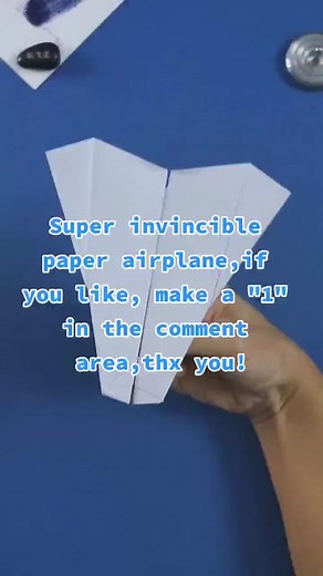 Super invincible paper airplane,if you like, make a