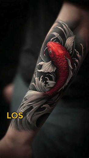 ¿Qué significa el koi como tatuaje? La leyenda del pez que se convierte en dragón