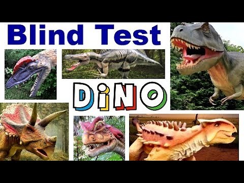 Blind Test - Top 10 des Dinosaures Célèbres QUIZ - Espèces de Dinosaures JEU + Fiches pédagogiques