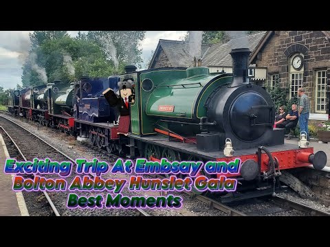 Exciting Trip At Embsay and Bolton Abbey Hunslet Gala - Best Moments