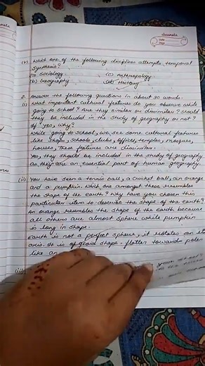 class 11 Geography chapter 1Question answer