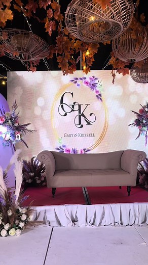 LED Wall Wedding Monogram Display by Love, Arty