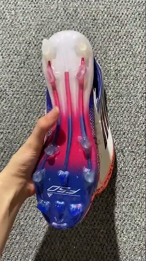 Son x Adidas F50 Elite FG Firm Ground Soccer Cleats - White/Fiery Red/Navy Blue