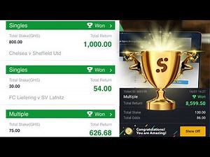 How to WIN BET Daily : Make Huge money Everyday BET, $700 USD every week, SPORTYBET Tips,BETWAY Tips