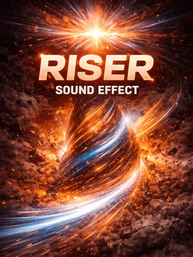 Riser sound effect for build up moments, transitions, and tension increase. Clean riser sound designed for cinematic build ups, scene transitions, drops, reveals, and moments where anticipation needs to rise smoothly. #soundeffect #riser #risersound #buildupsound